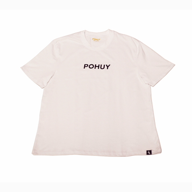 Pohuy Font White Tee (Oversized)