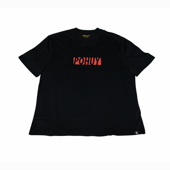 Pohuy LogO Black Tee (Oversized)